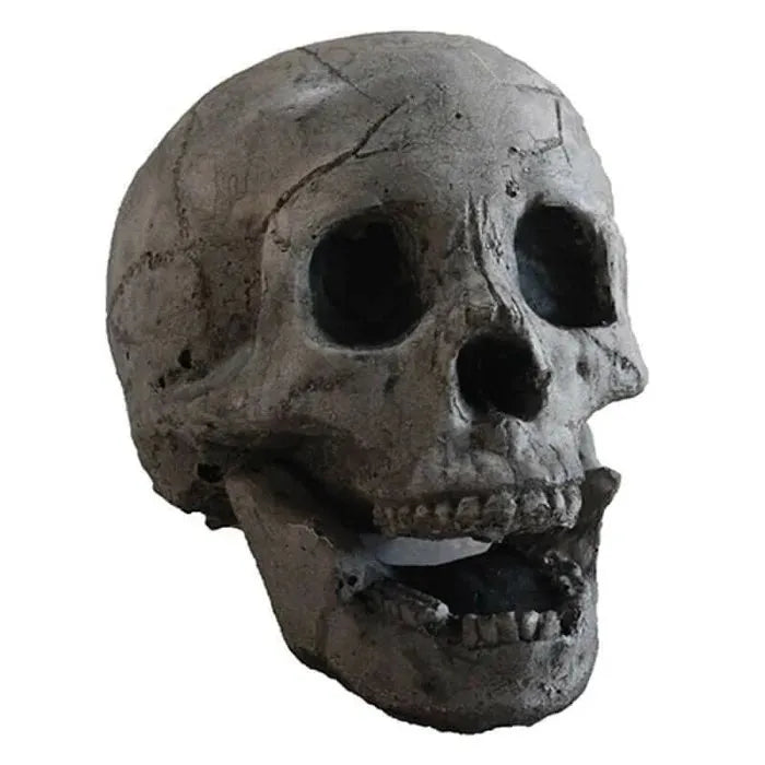 Ceramic Skull Fire Pit Ornament for Fireplaces