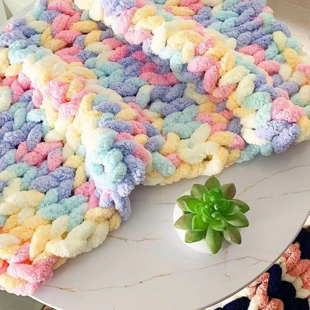 Chunky Knit Yarn with Hypoallergenic Finish
