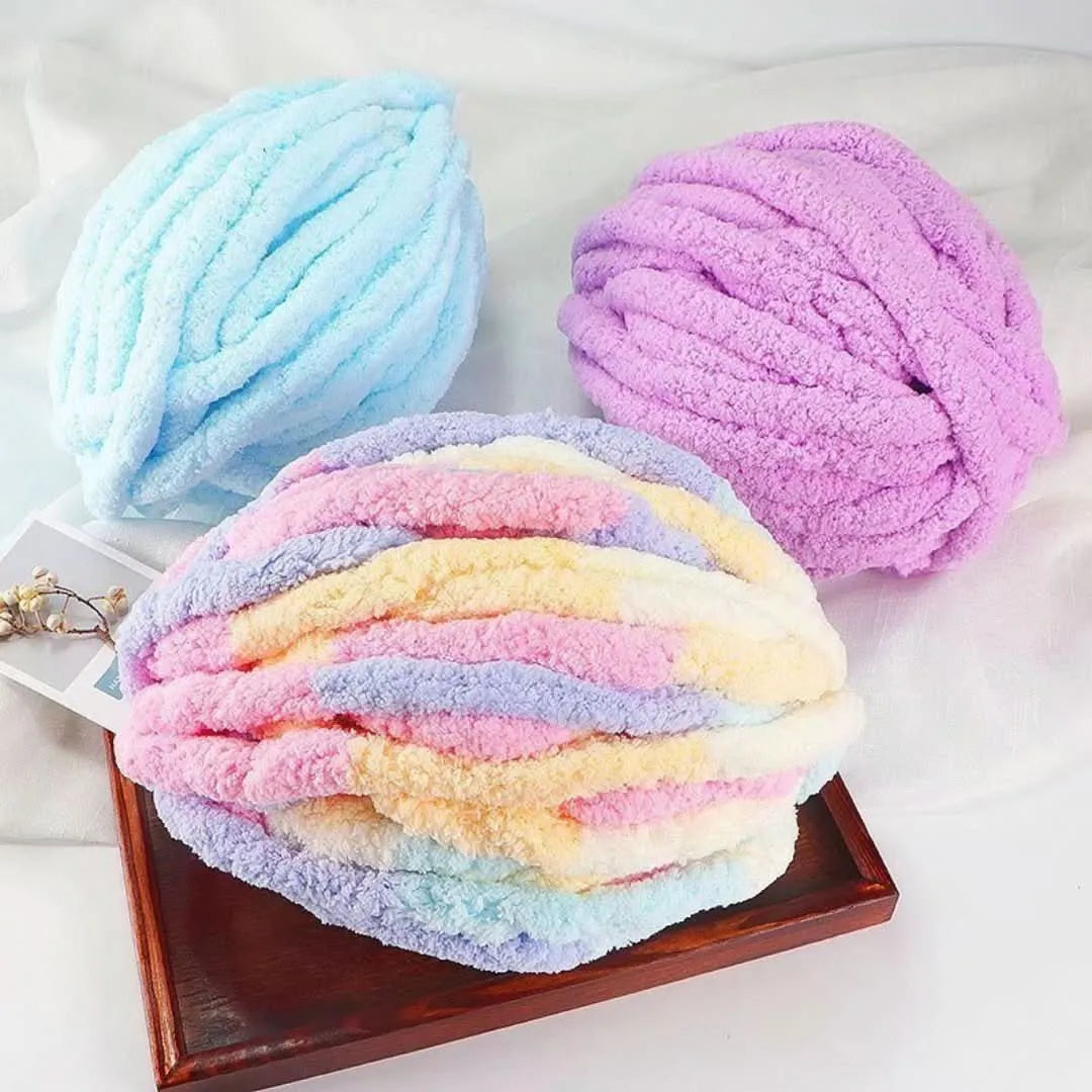 Chunky Knit Yarn with Hypoallergenic Finish