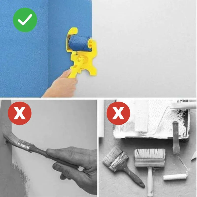 Clean-Cut Paint Edger Roller Set with Replacement Rollers