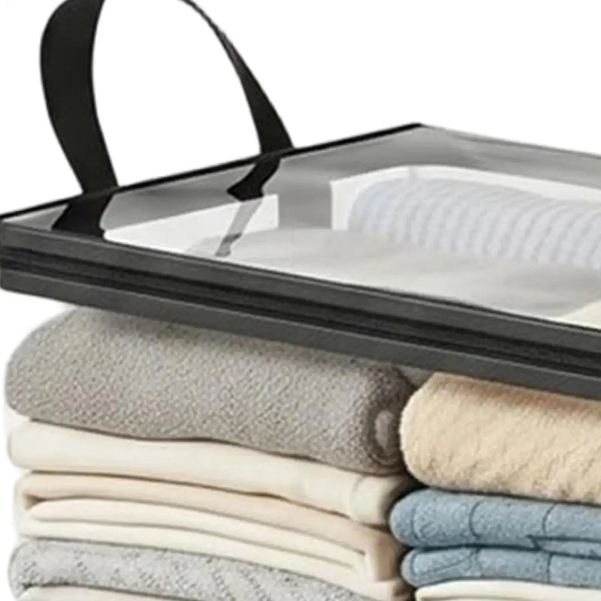 Clear Storage Bags with Reinforced Handles