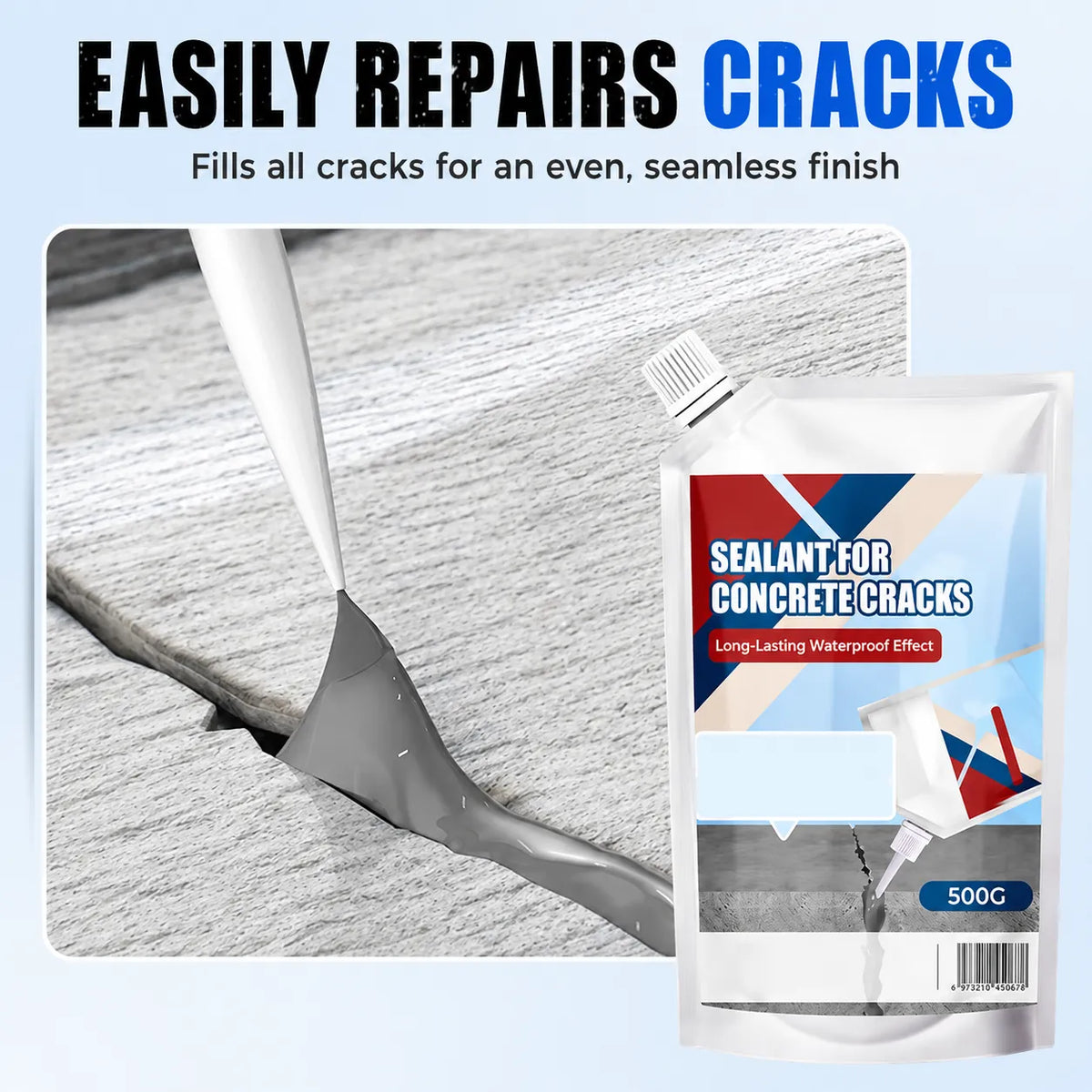 Concrete Crack Sealant with Waterproof and Weatherproof Protection