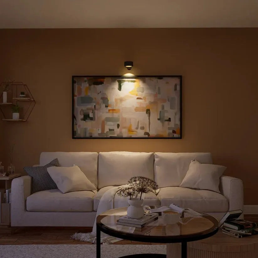 Cordless LED Wall Lamp with 360° Rotation and Touch Control