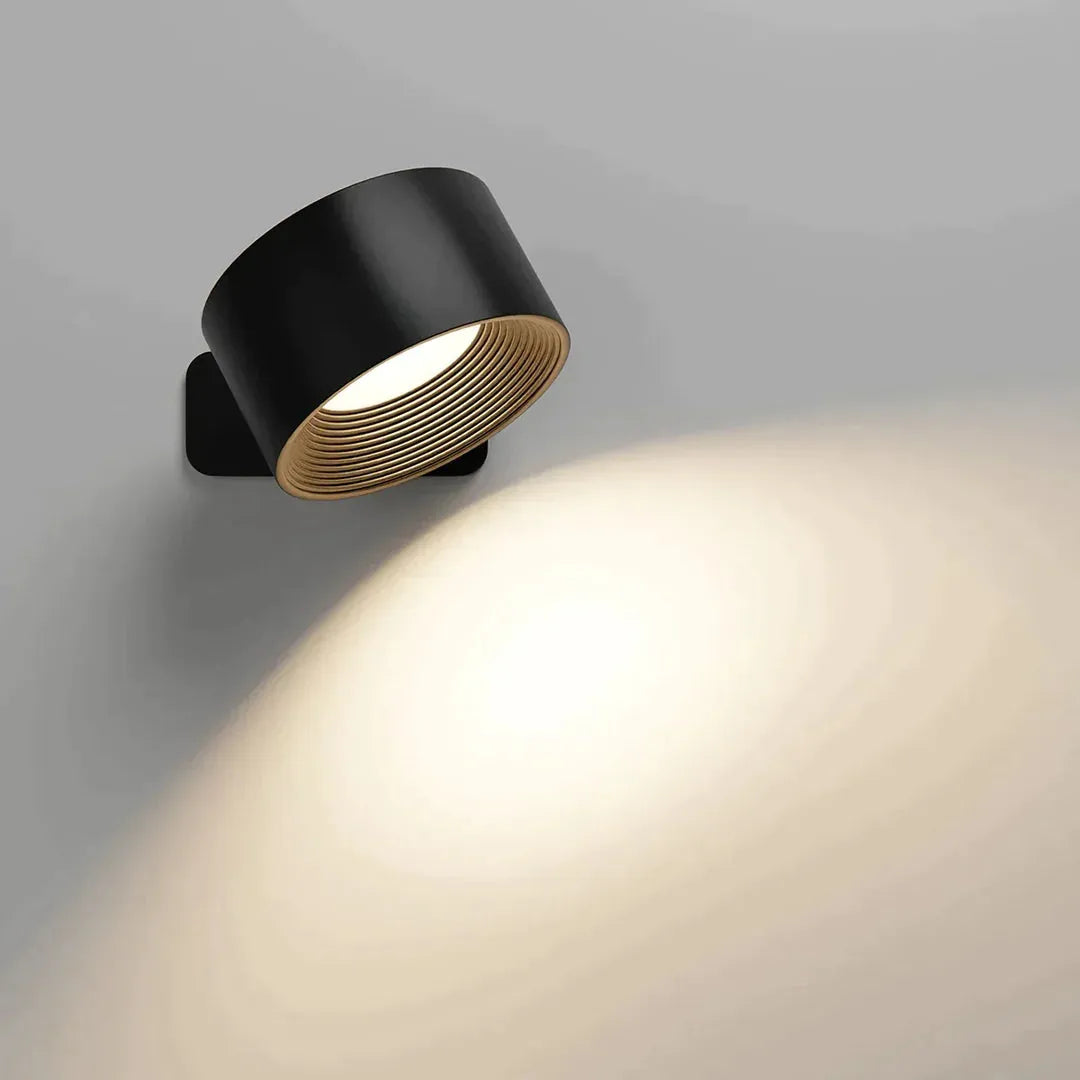Cordless LED Wall Light with 360° Rotating Head