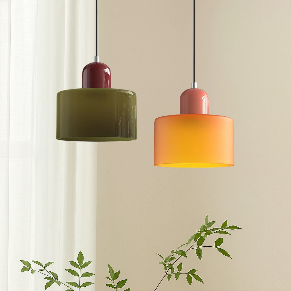 Creative Bauhaus Glass Pendant Light