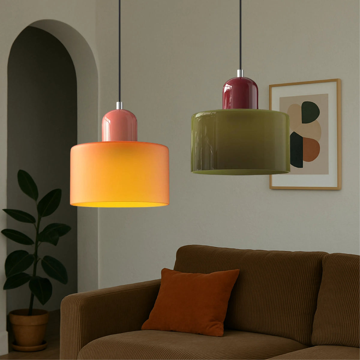Creative Bauhaus Glass Pendant Light