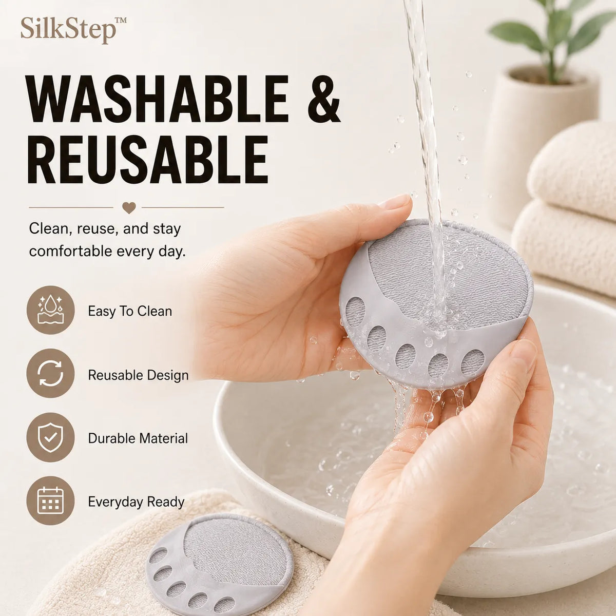 Cushioned Forefoot Insoles with Anti-Slip Grip for Everyday Footwear