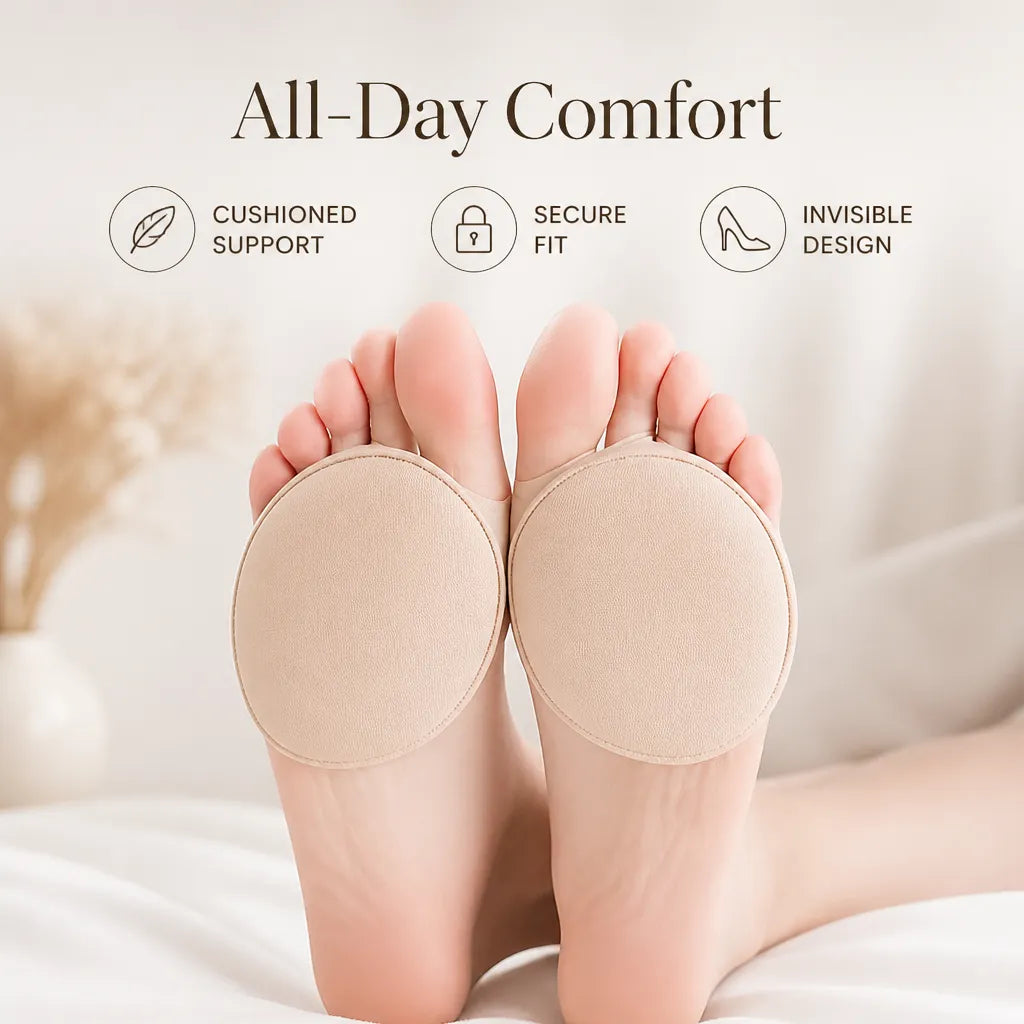 Cushioned Gel Insoles with Non-Slip Grip