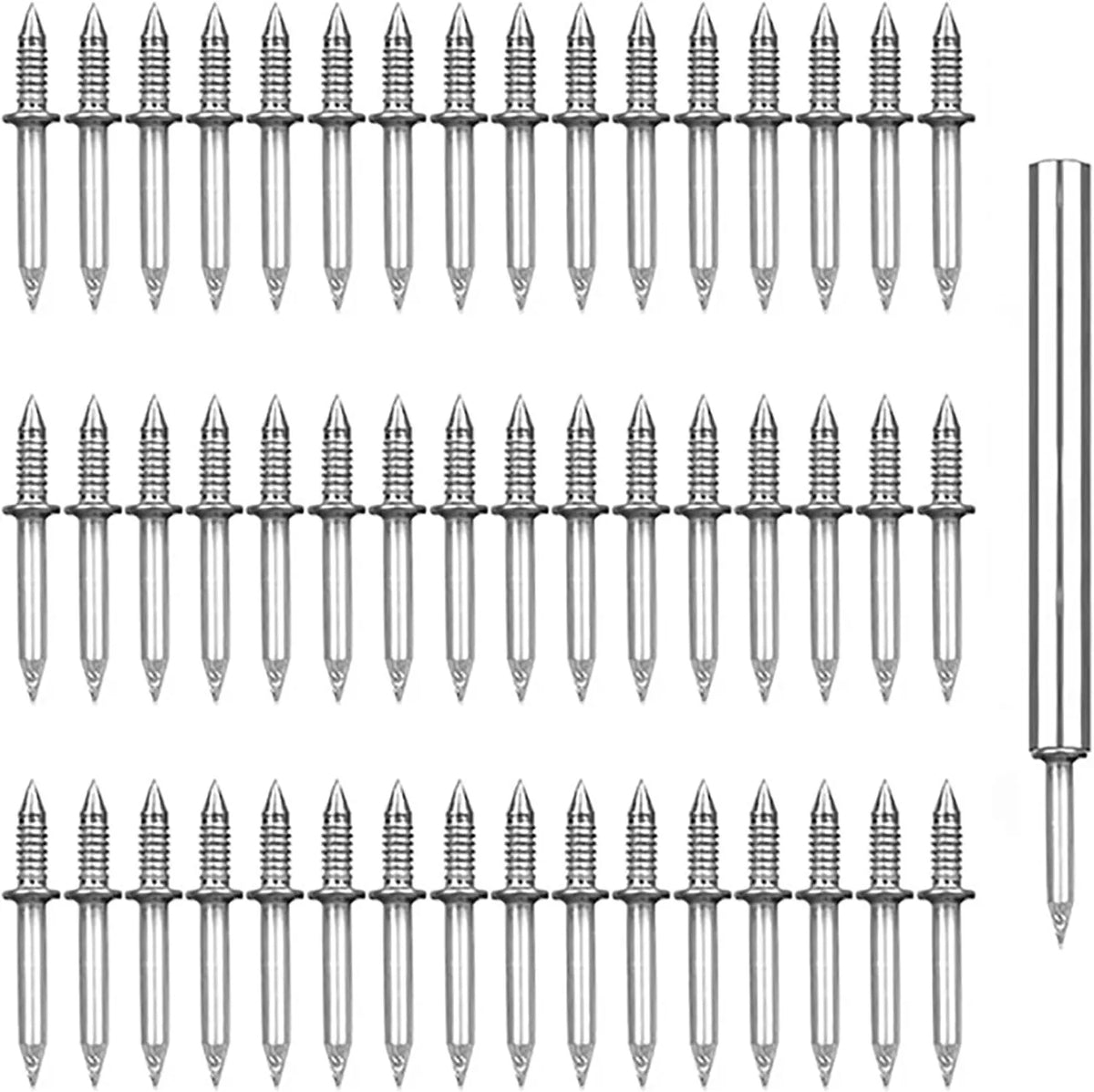 Double-Headed Skirting Nails with Socket Tool Set