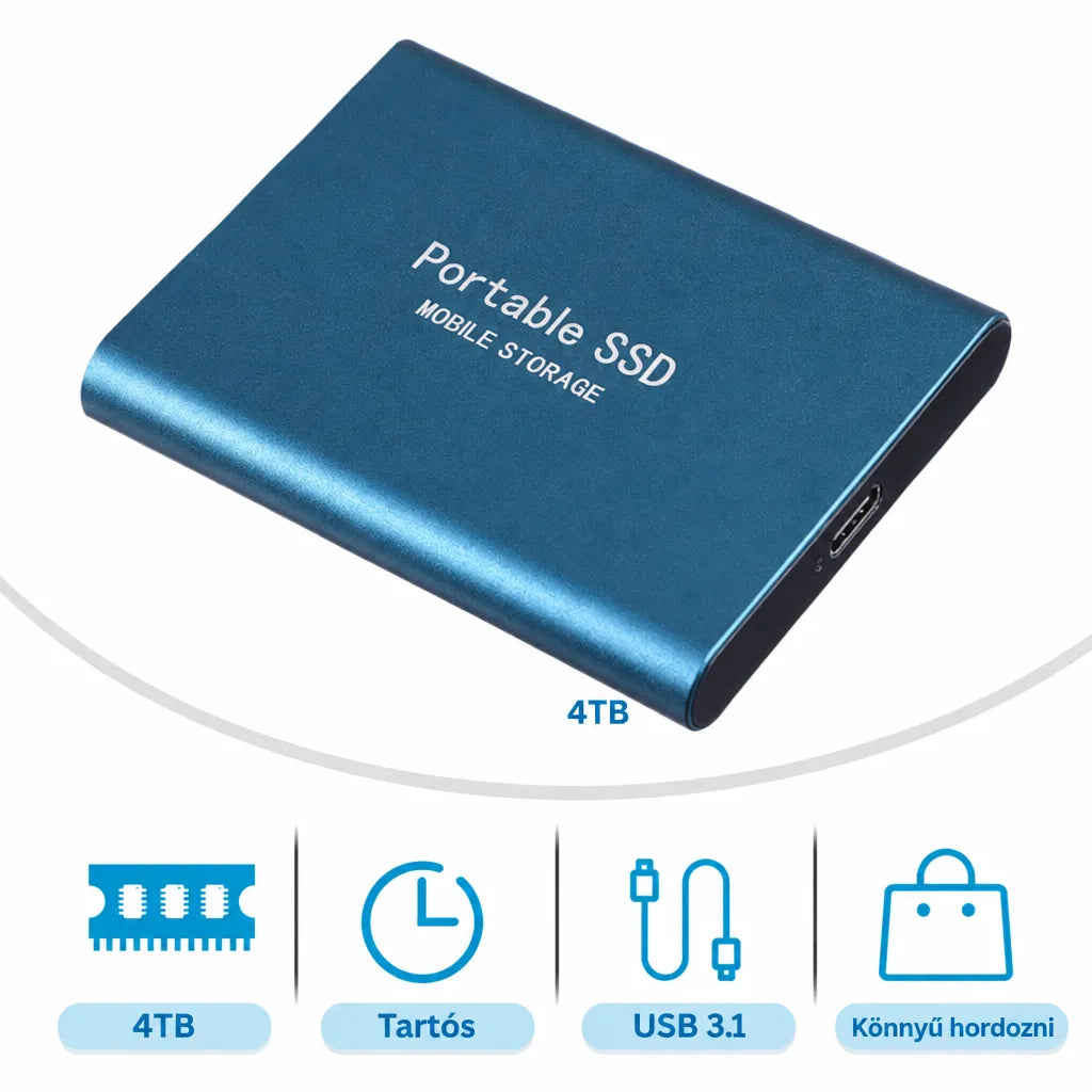 Durable External SSD with High-Speed Storage