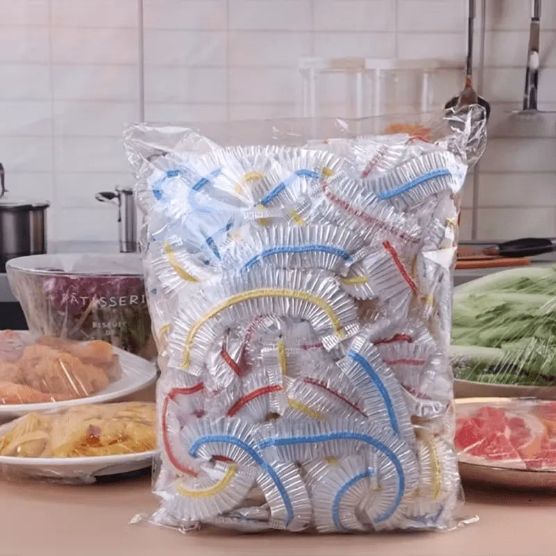 Elastic Disposable Food Storage Covers with PE Film