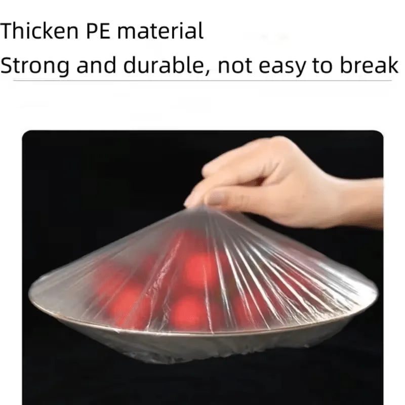 Elastic Disposable Food Storage Covers with PE Film