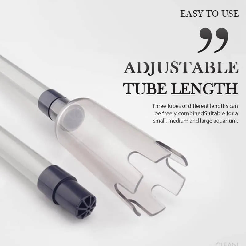 Electric Aquarium Gravel Cleaner with Adjustable Tube