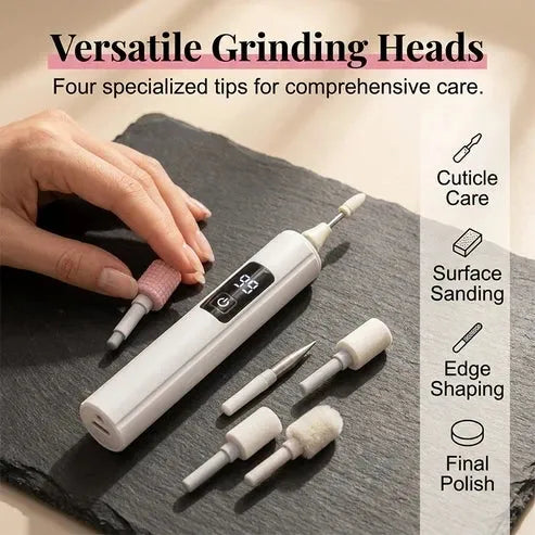 Electric Nail Drill with Digital Display and 4 Attachments