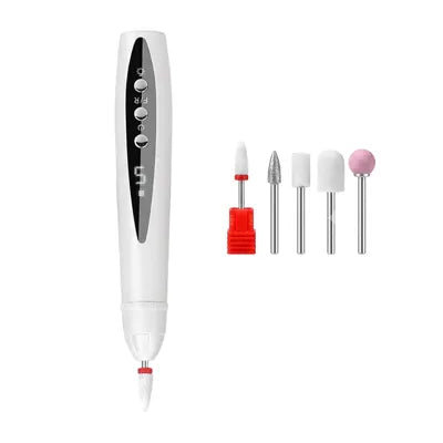 Electric Nail Drill with Digital Display and 4 Attachments