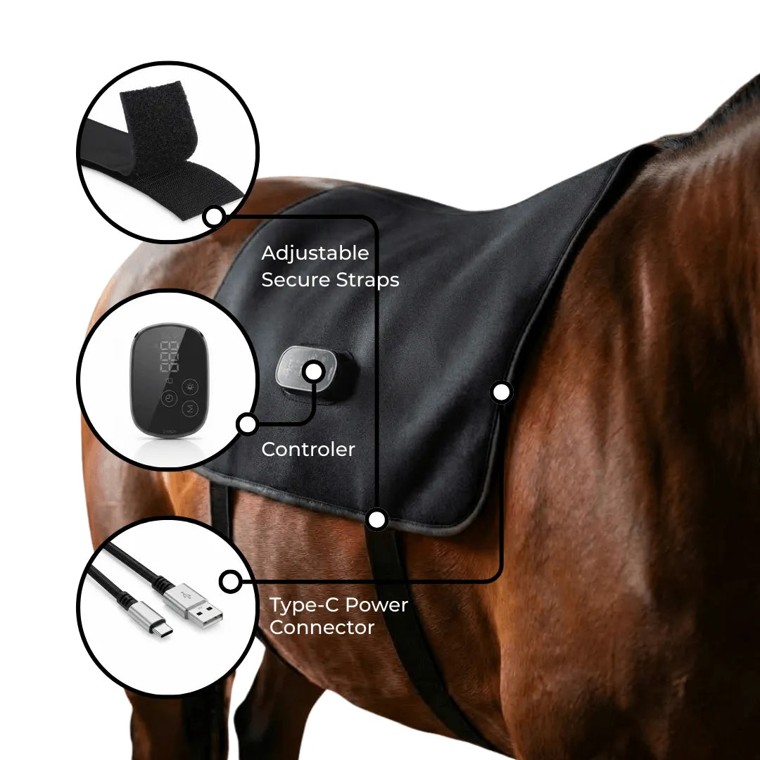 Equine Red Light Therapy Back Wrap