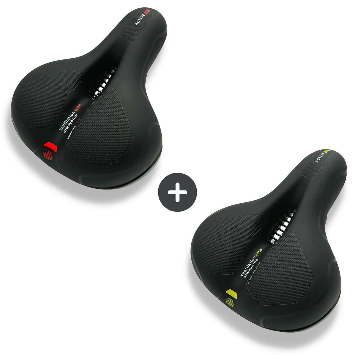 Ergonomic Bike Saddle with Shock Absorbing Memory Foam Cushion