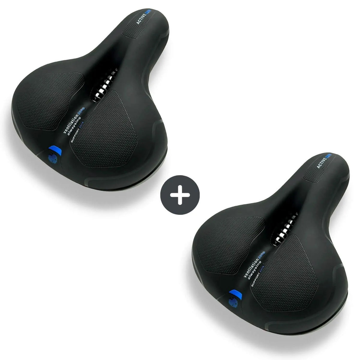 Ergonomic Bike Saddle with Shock Absorbing Memory Foam Cushion
