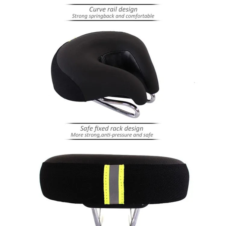 Ergonomic Noseless Mountain Bike Saddle with Padded Cushion