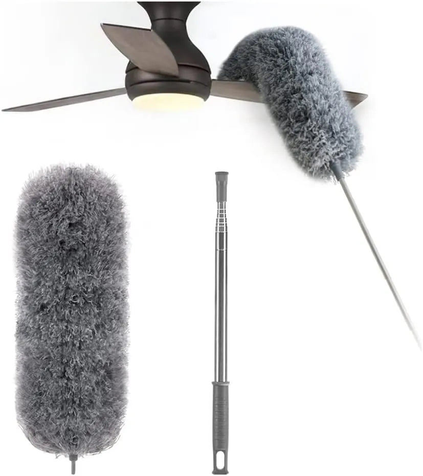 Extendable Microfiber Duster with Bendable Head