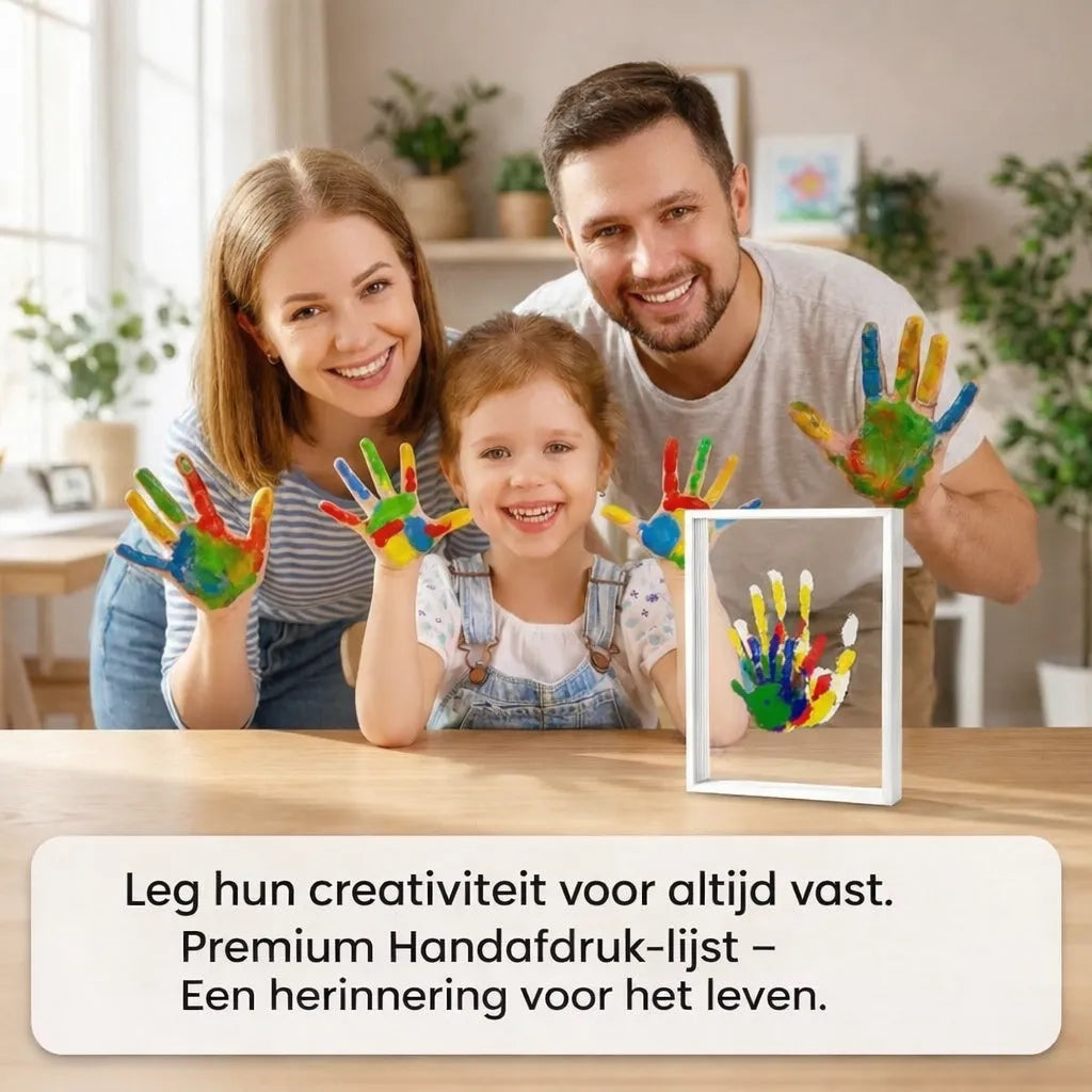 Family Handprint Keepsake Craft Kit with Frame