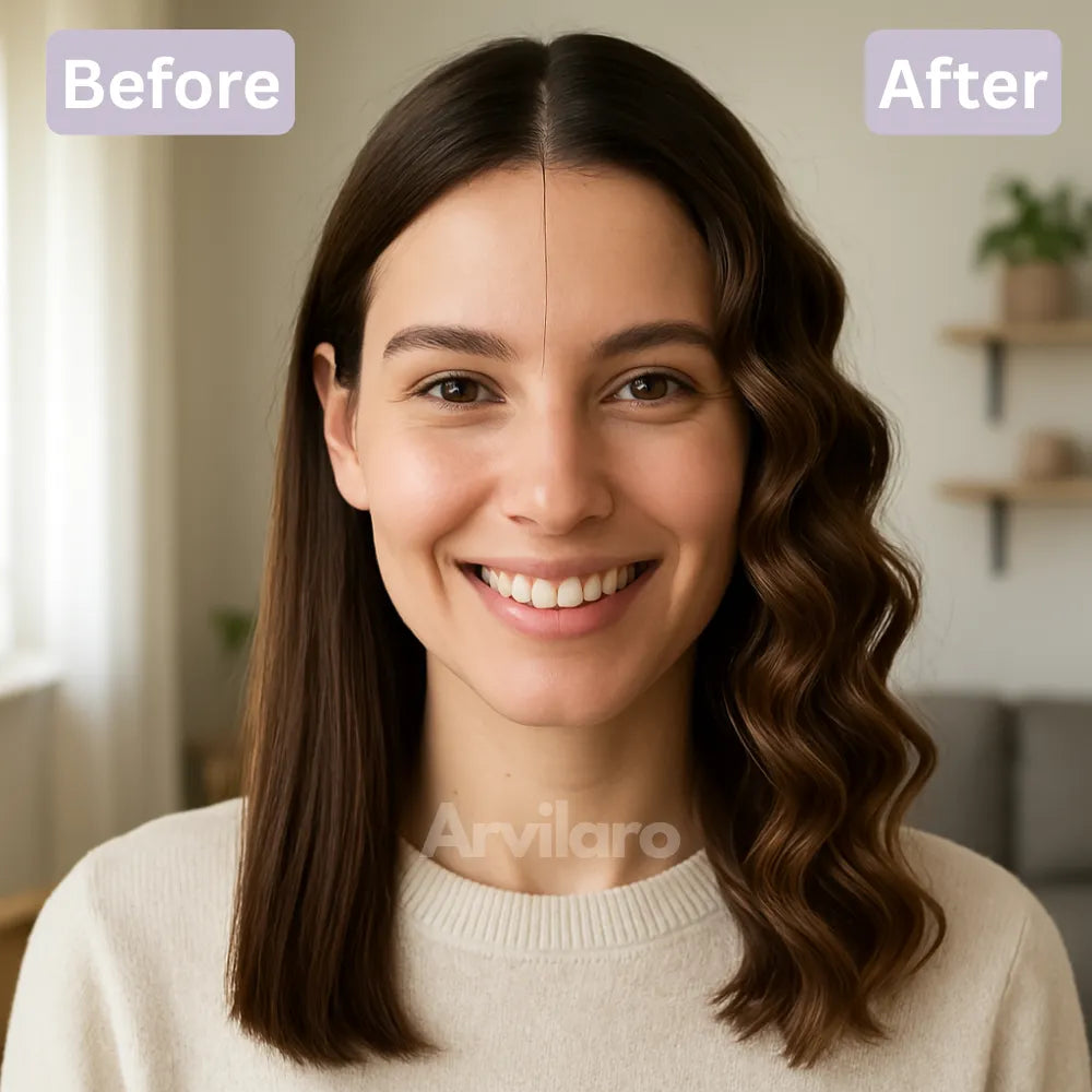 French Wave Hair Curler with Ceramic Coating