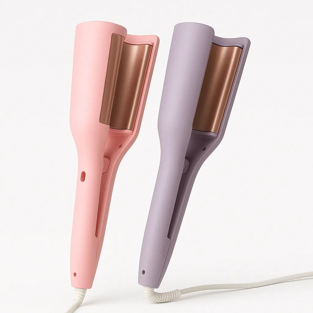 French Wave Hair Curler with Ceramic Coating