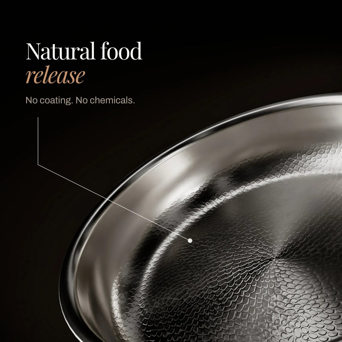 Hammered Titanium Cookware Set with Lids