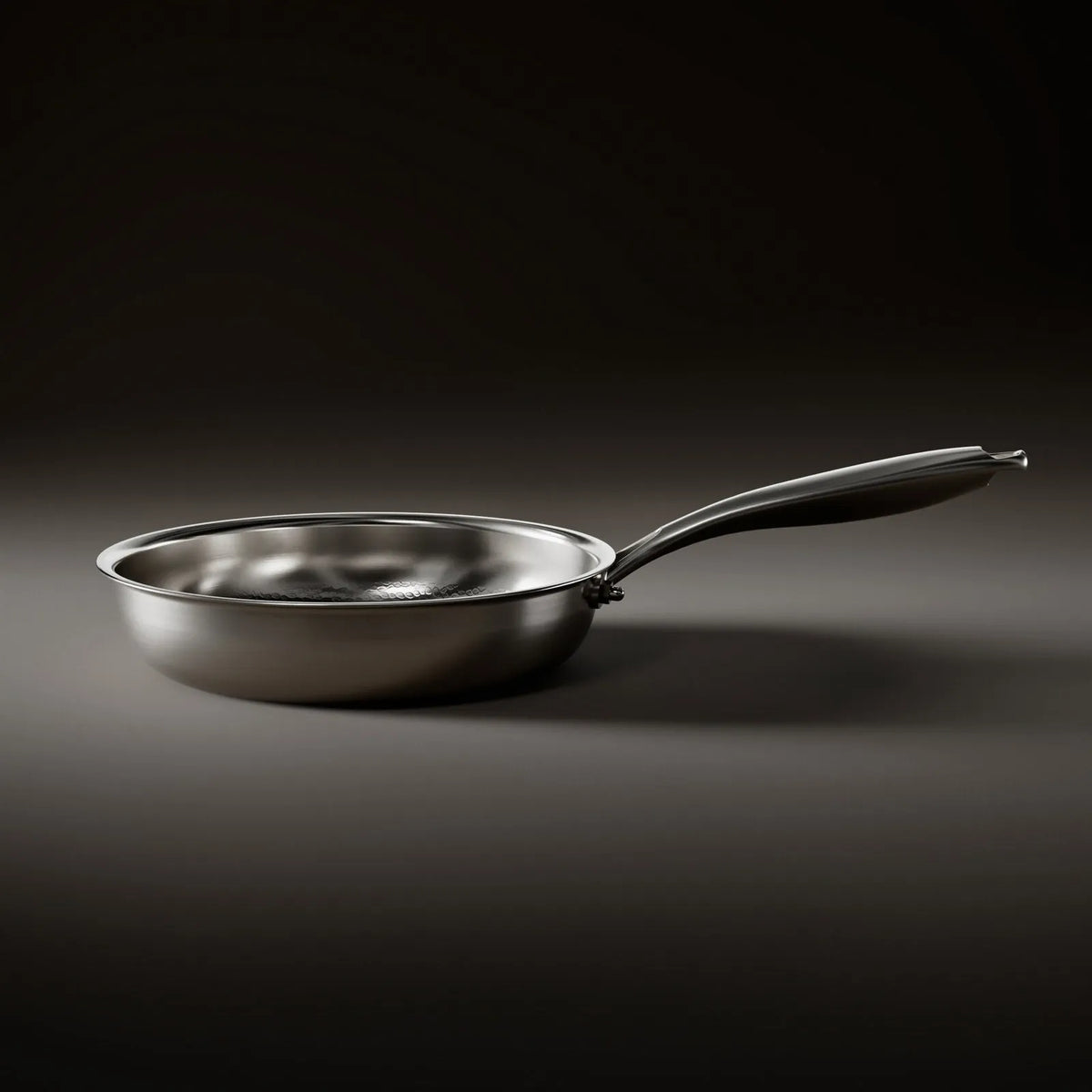 Hammered Titanium Frying Pan with Chemical-Free Coating