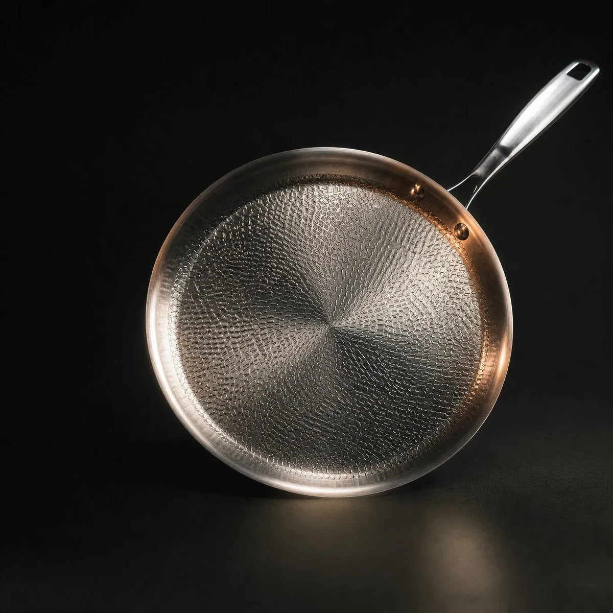 Hand-Hammered Titanium Crepe Pan