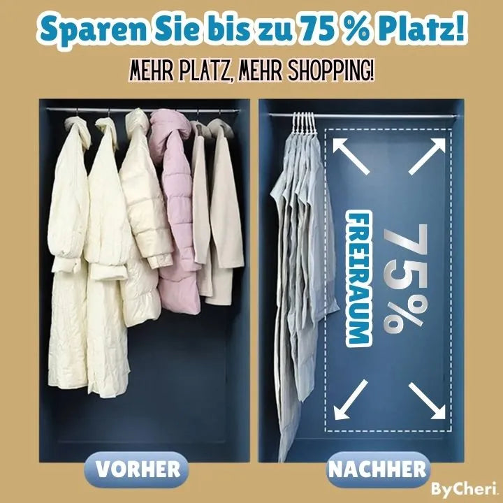 Hanging Vacuum Storage Bags with Wardrobe Hanger