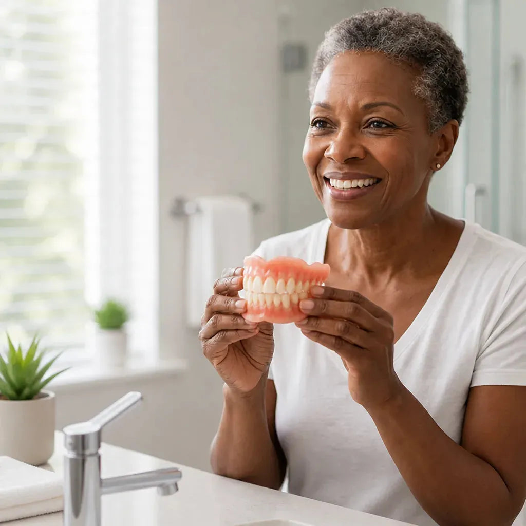 Heat-Moldable Custom Fit Denture Set