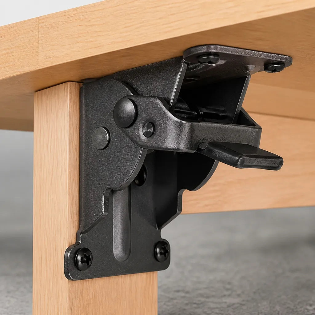 Heavy-Duty Self-Locking Steel Folding Bracket 226.8 kg Capacity