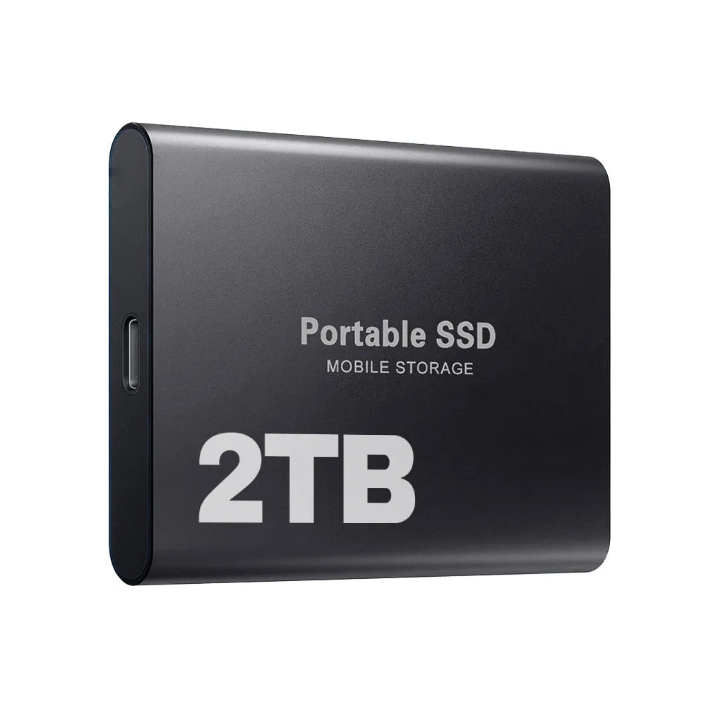 High-Speed External SSD with 2 TB Storage Capacity