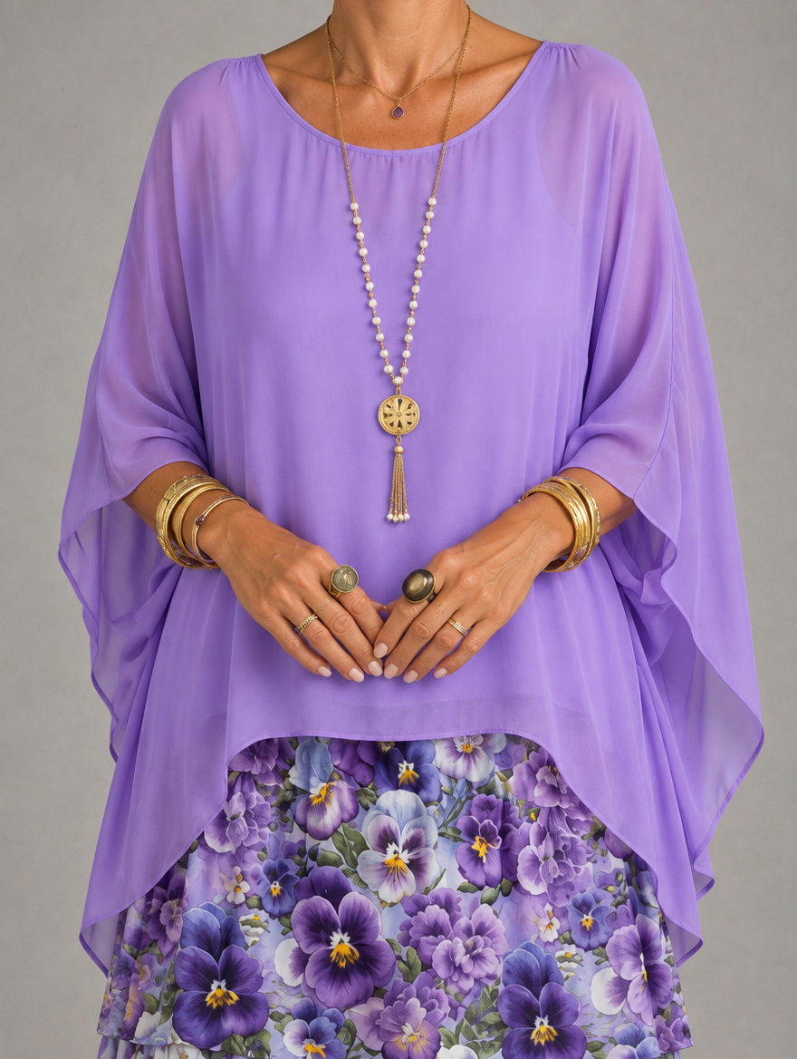 Women's Elegant Flowy Tiered Maxi Dress
