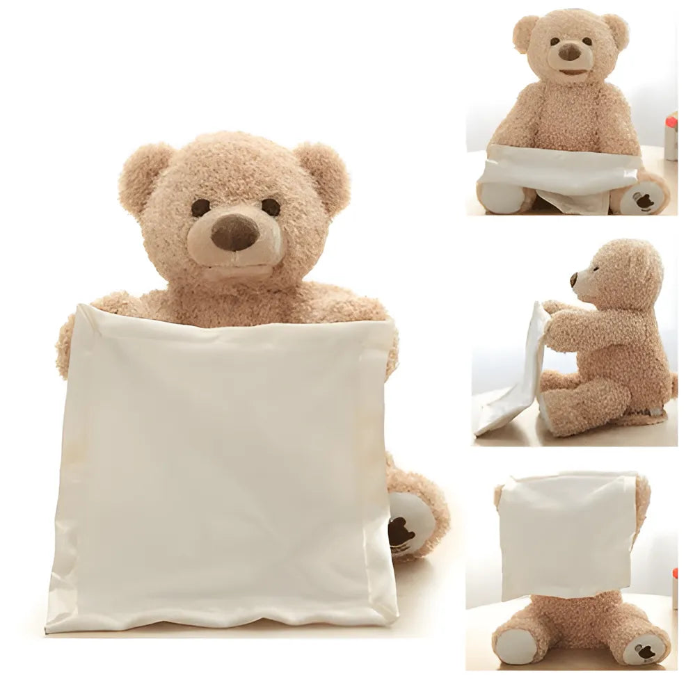 Interactive Plush Teddy Bear with Moving Arms