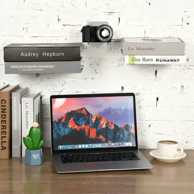 Invisible Floating Bookshelf for Wall Storage