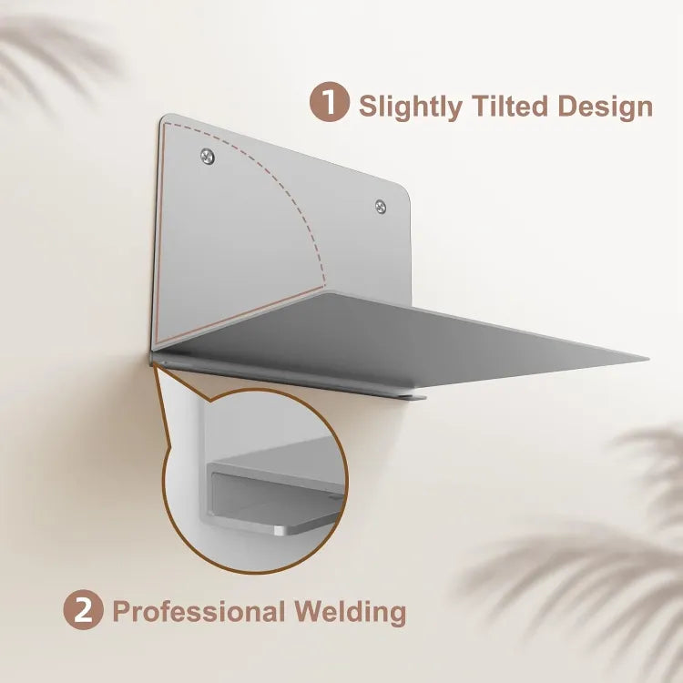Invisible Floating Bookshelf for Wall Storage