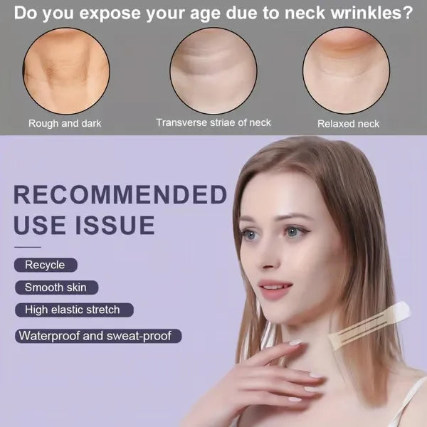 Invisible Neckline and Jawline Lifting Tape