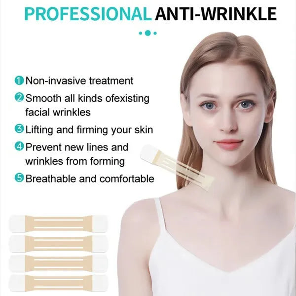 Invisible Neckline and Jawline Lifting Tape