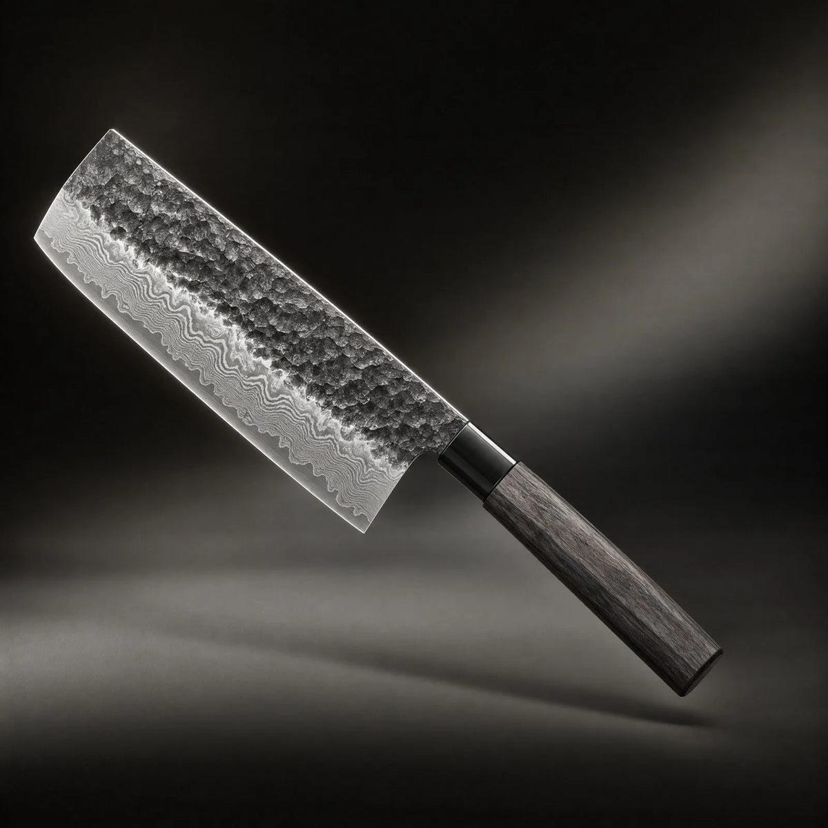 Japanese Style Chef Knife with Layered Steel Blade 18 cm