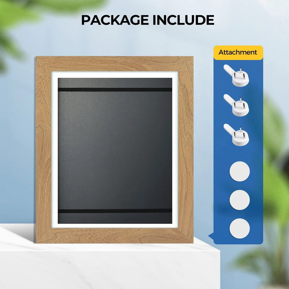 Kids' Artwork Frame with Hinged Opening for A4 Drawings