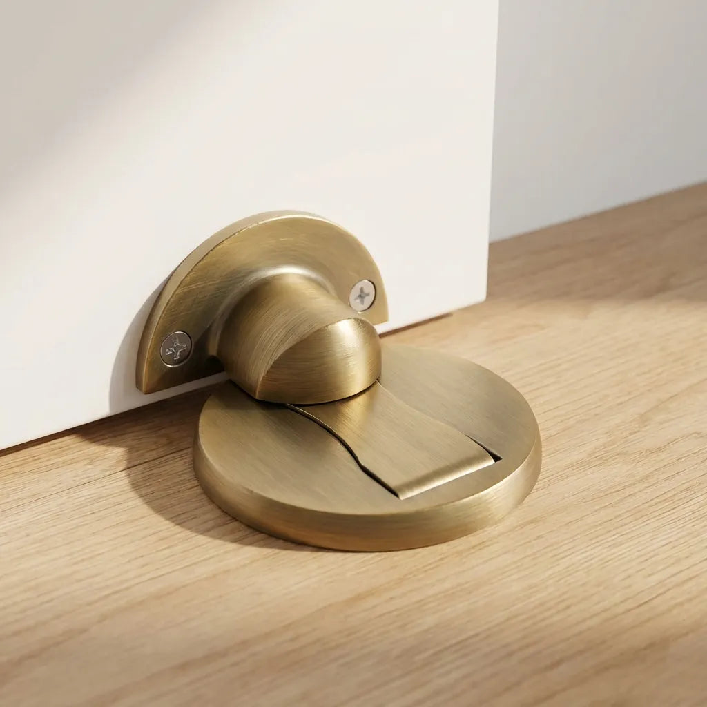 Magnetic Door Stop with Concealed Mounting Bracket