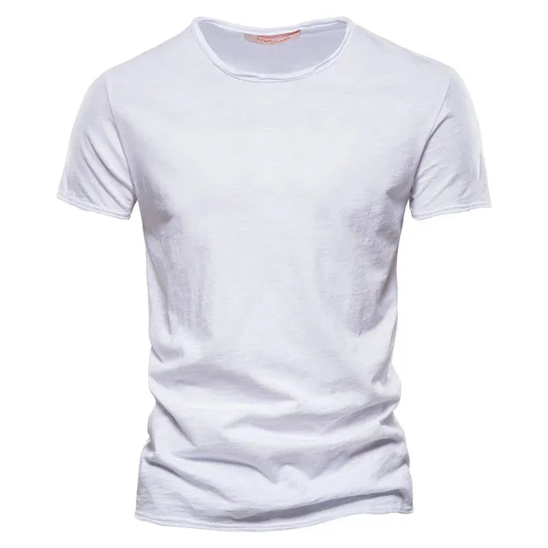 Men's Breathable Crewneck T-Shirt with Wrinkle-Resistant Comfort
