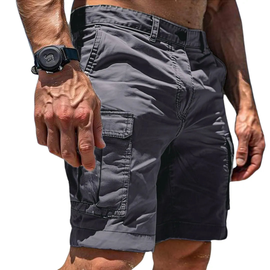 Men's Cargo Shorts with Multi-Pockets for Everyday Wear