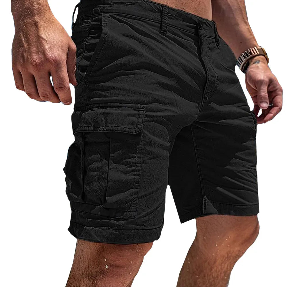 Men's Cargo Shorts with Multi-Pockets for Everyday Wear