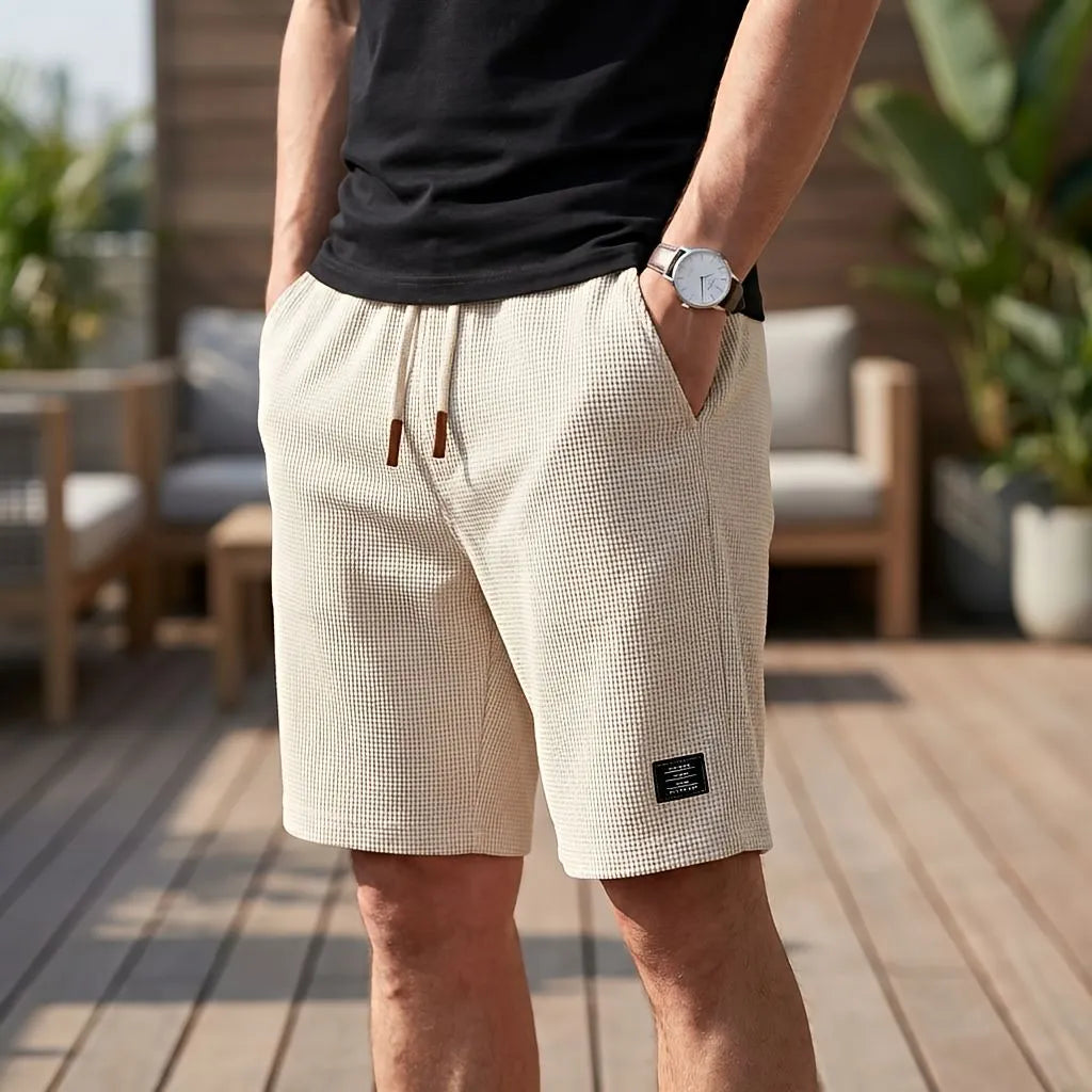 Men's Comfortable Summer Shorts with Elastic Waist