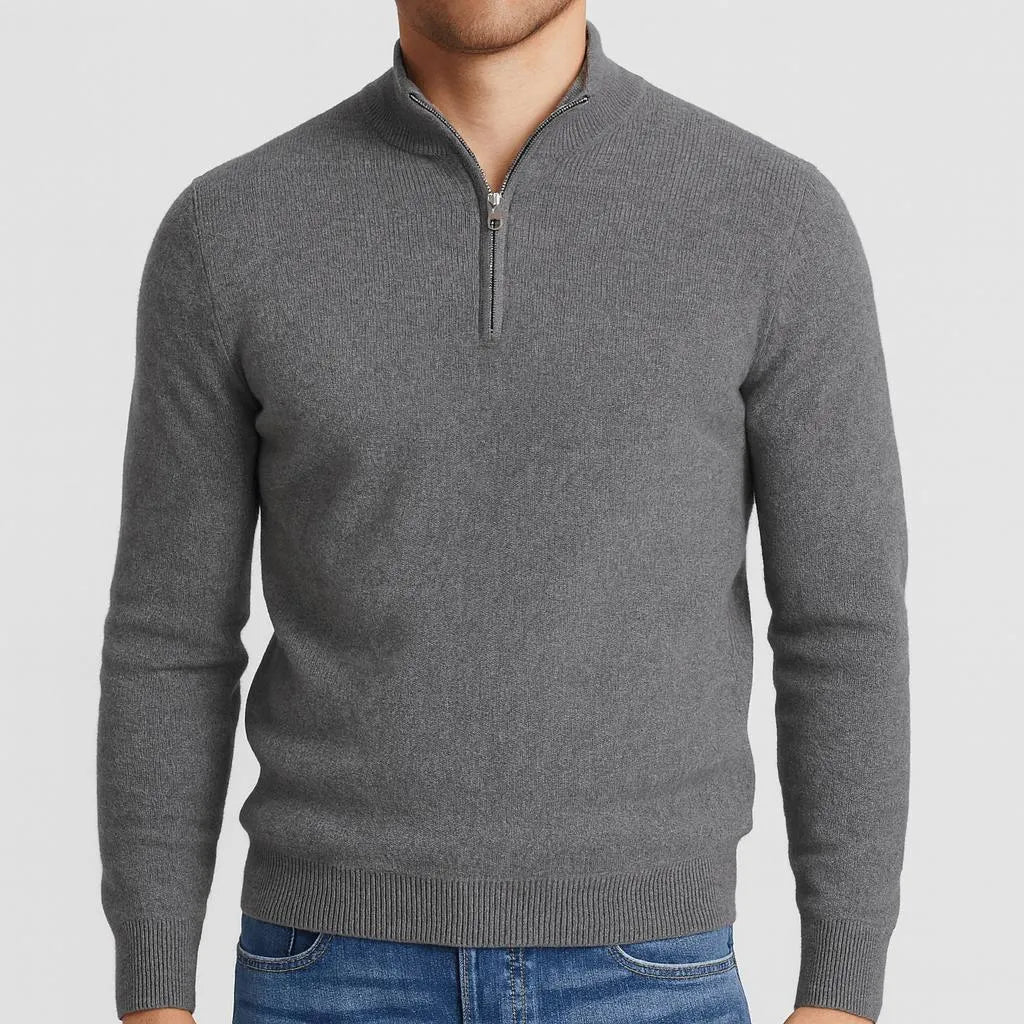 Men's Merino Wool V-Neck Sweater