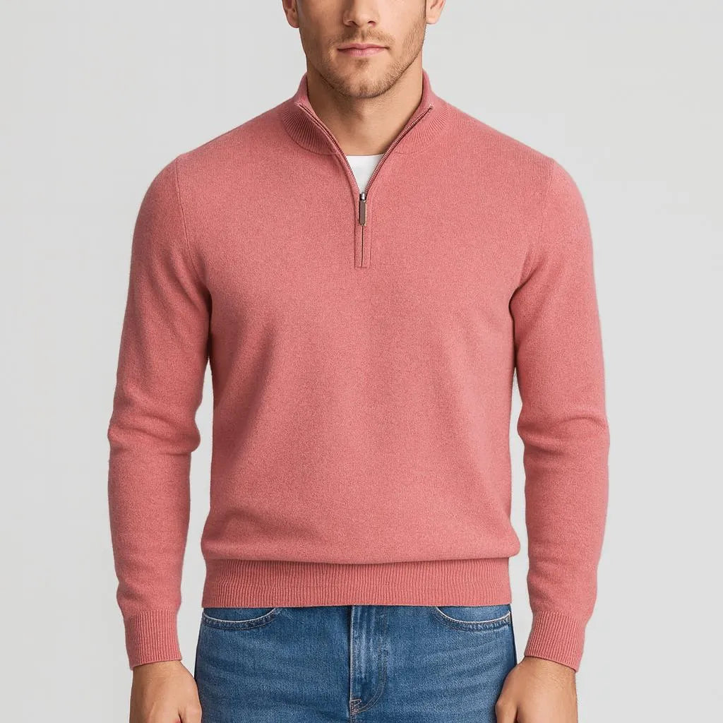 Men's Merino Wool V-Neck Sweater