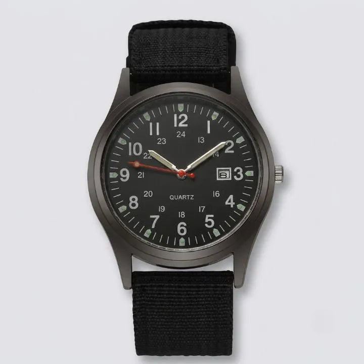 Men's Military Watch with Nylon Strap
